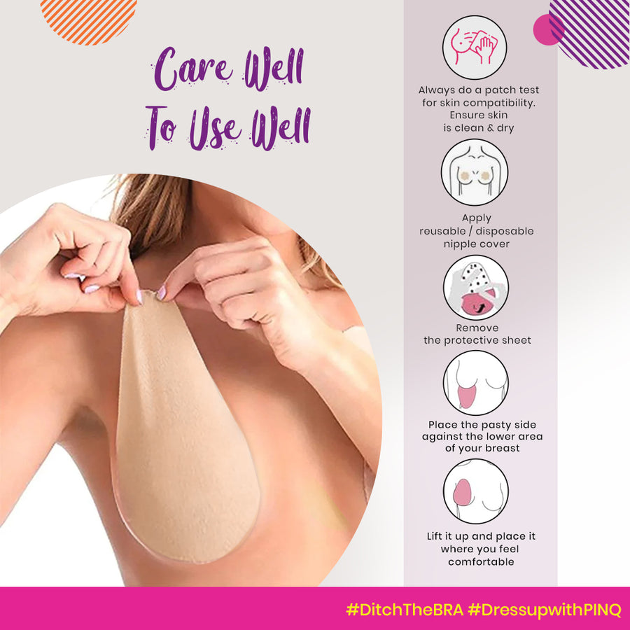 Breast Pasties & Nipple Pasties + Reusable Nipple Cover