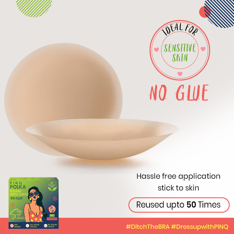 Breast Lift Tape & Nipple Pasties X Reusable Nipple Cover